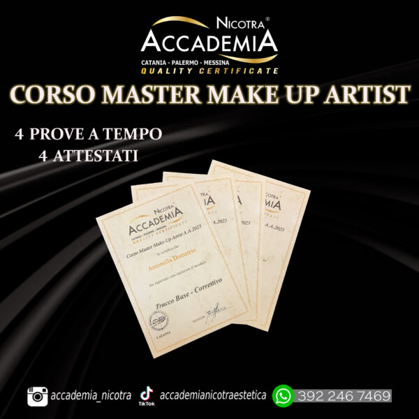 Corso Master Make Up Artist A Milano Accademia Nicotra Estetica